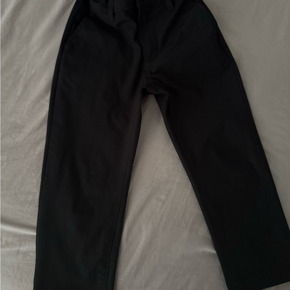 Kids' Classic Black Formal Trousers